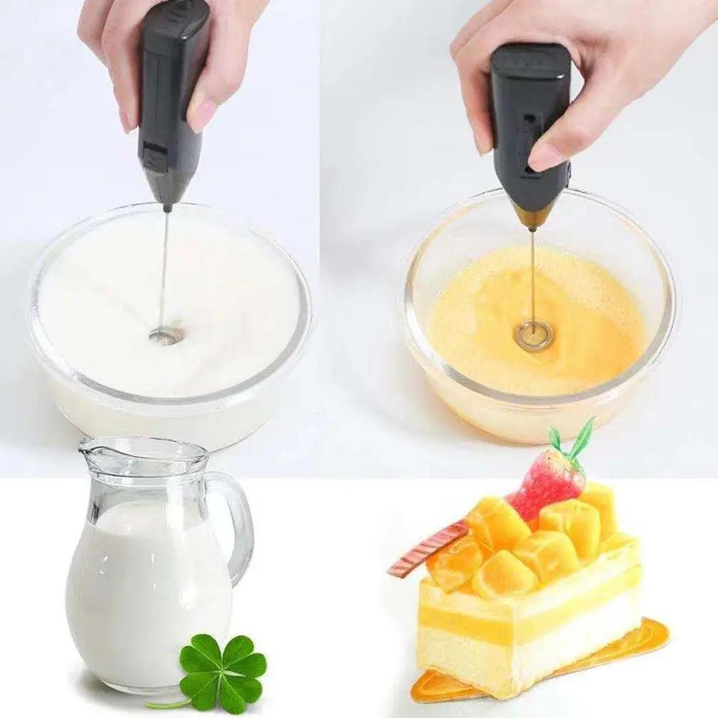 Barista Bliss in a Whisk: Mini Electric Milk Frother - Handheld