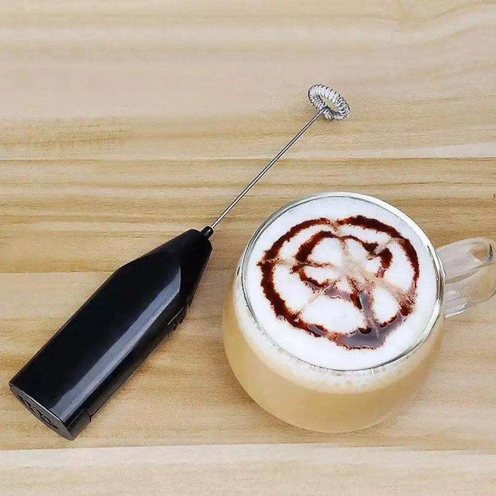 Mini Electric Milk Coffee Frother Egg Beater Kitchen Foamer Whisk Mixer Tool